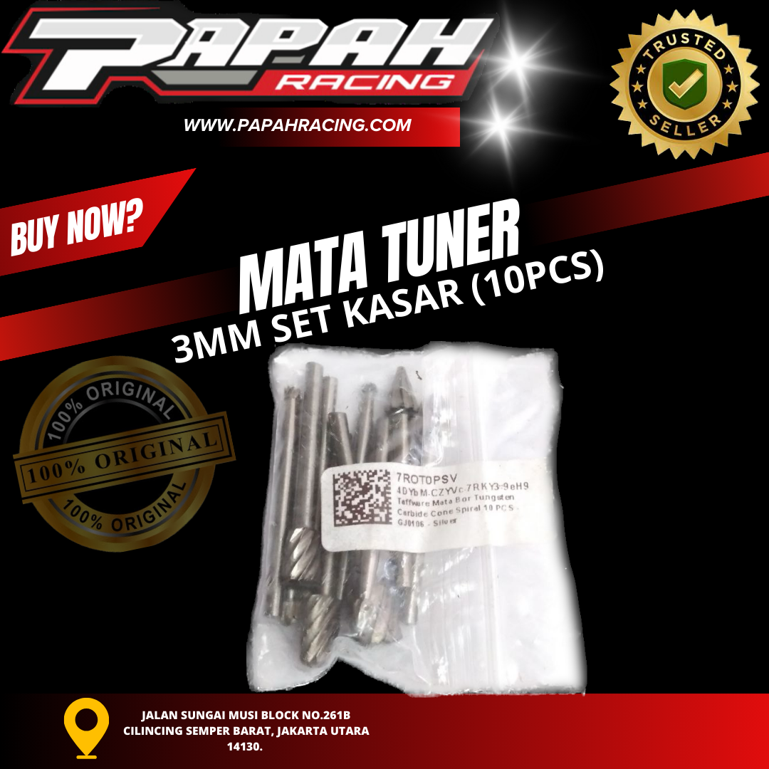 MATA TUNER 3MM SET(10PCS) KASAR